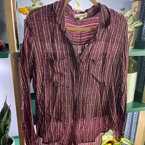 Cloth & Stone Arrow Tissue Button Down